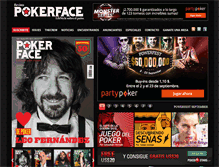 Tablet Screenshot of pokerface.com.ar